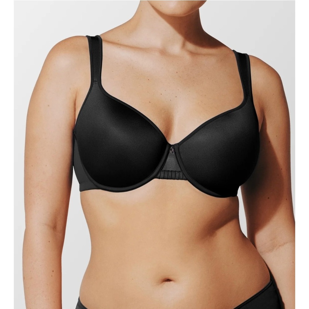 ThirdLove 24/7 Classic T-Shirt Bra Black Underwire Memory Foam 34D